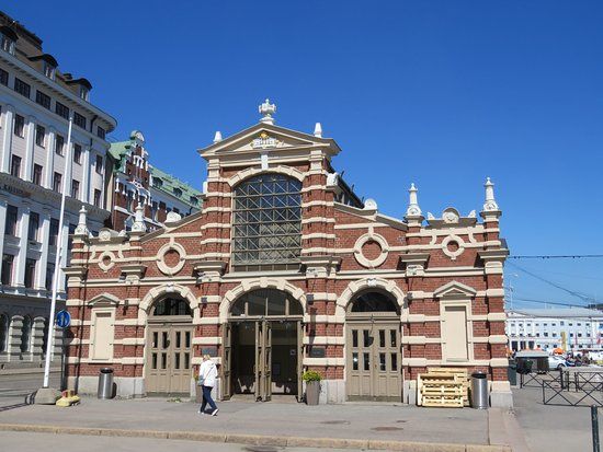 Vieille halle du marché d'Helsinki